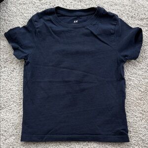 H&M Kids Navy Short Sleeve Tee, 3T